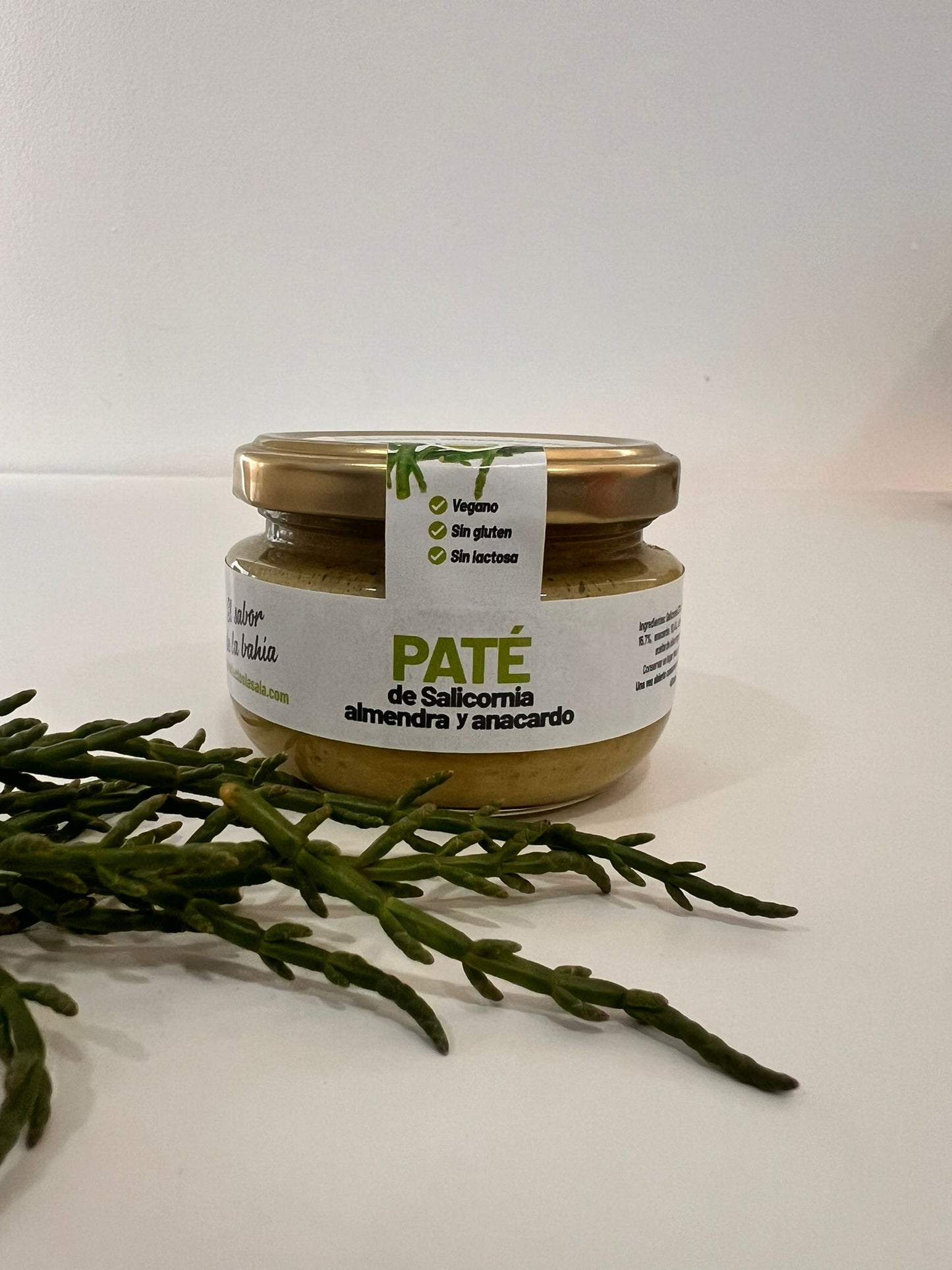 Paté de Salicornia, almendra y anacardo