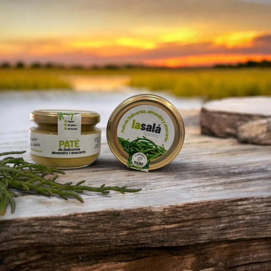 Paté de Salicornia, almendra y anacardo
